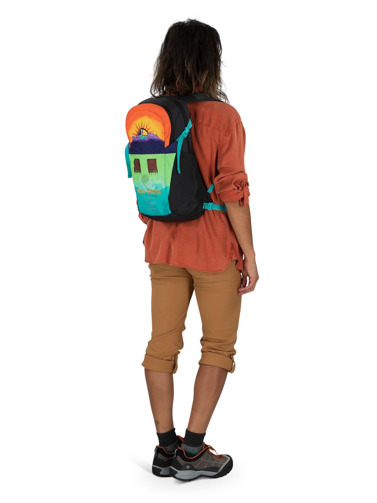 osprey-daylite-lifestyle-rucksack-rattan-print-rocky-brook image 6