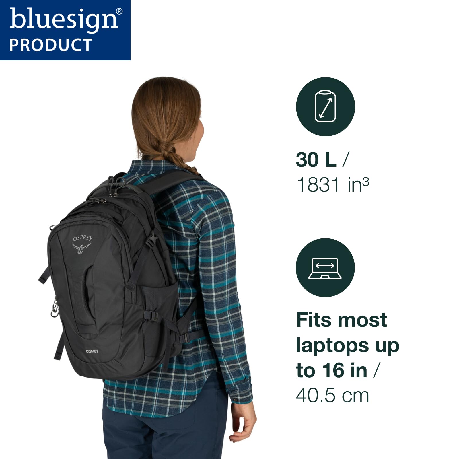 osprey-comet-rucksack-unisex image 2