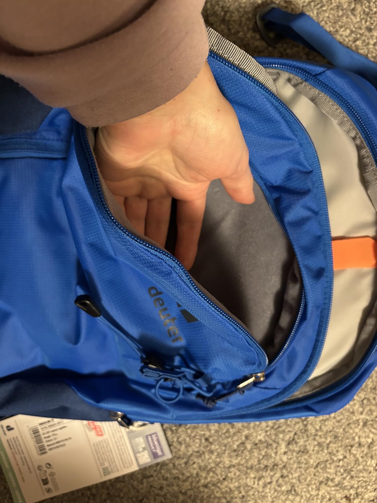 Gute Belüftung am Rücken