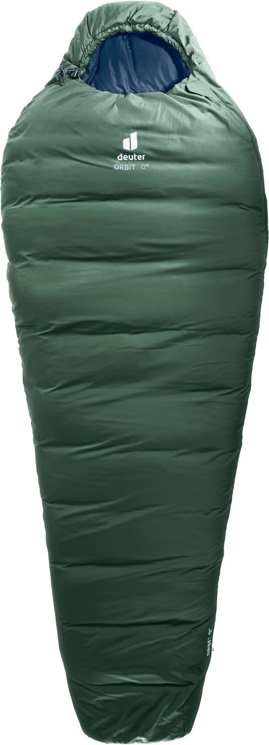 deuter-orbit-0-el-kunstfaserschlafsack-extra-long-ivy-ink-right-zip image 7