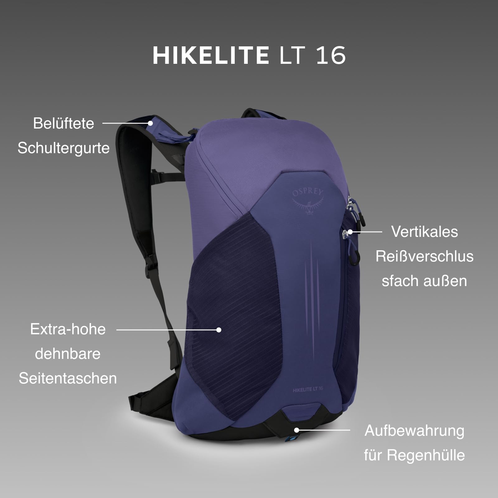osprey-hikelite-lt-16-wanderrucksack-mit-regenh-lle image 3