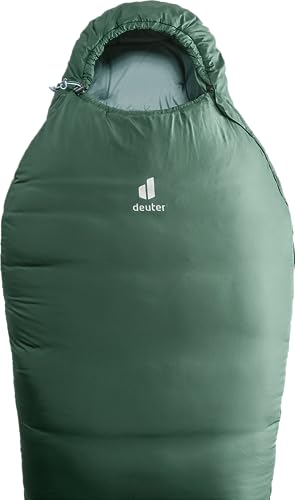 deuter-orbit-0-sl-damen-kunstfaserschlafsack-ivy-sage-left-zip image 8