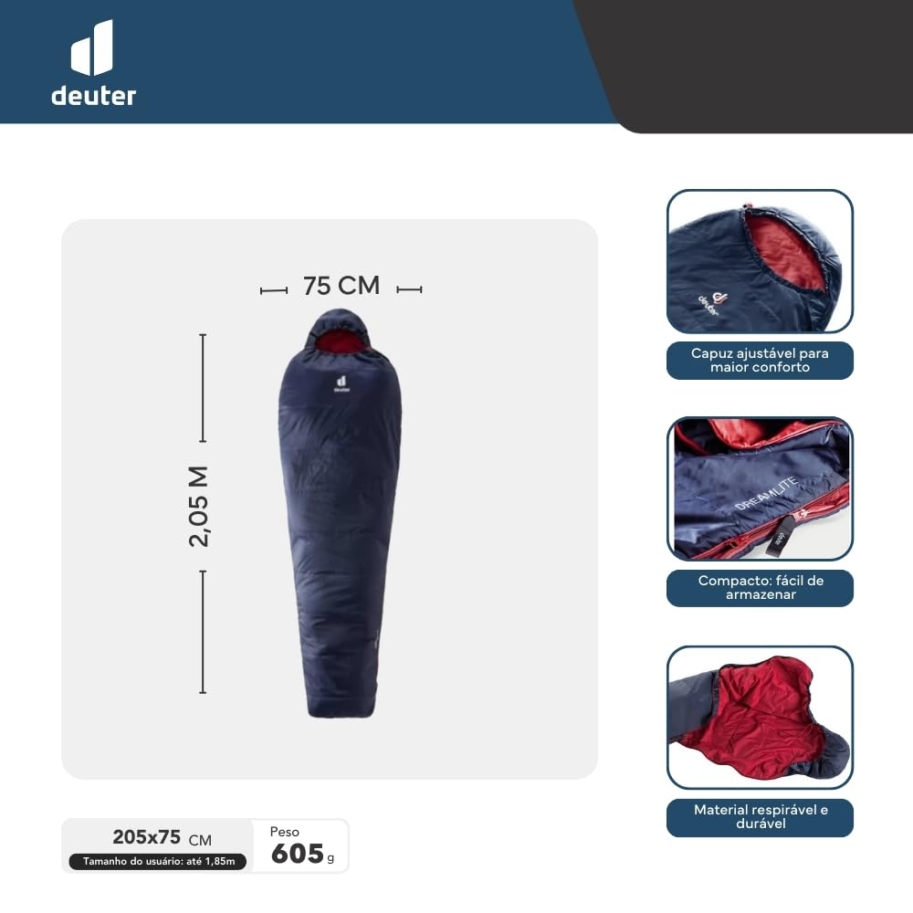 deuter-dreamlite-sommerschlafsack-navy-cranberry-15-c-590-g image 6