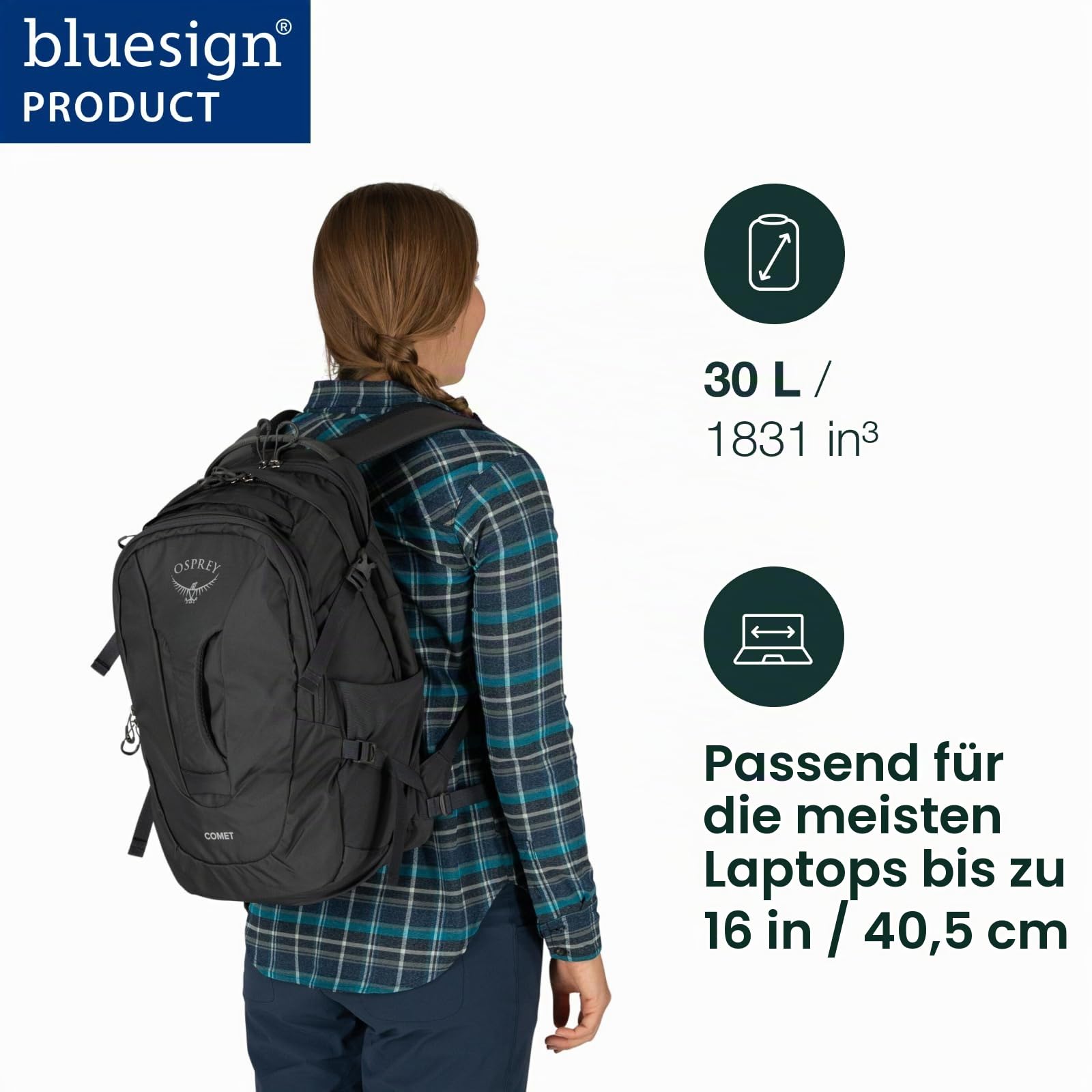 osprey-comet-rucksack-unisex-daypack-black-o-s image 2