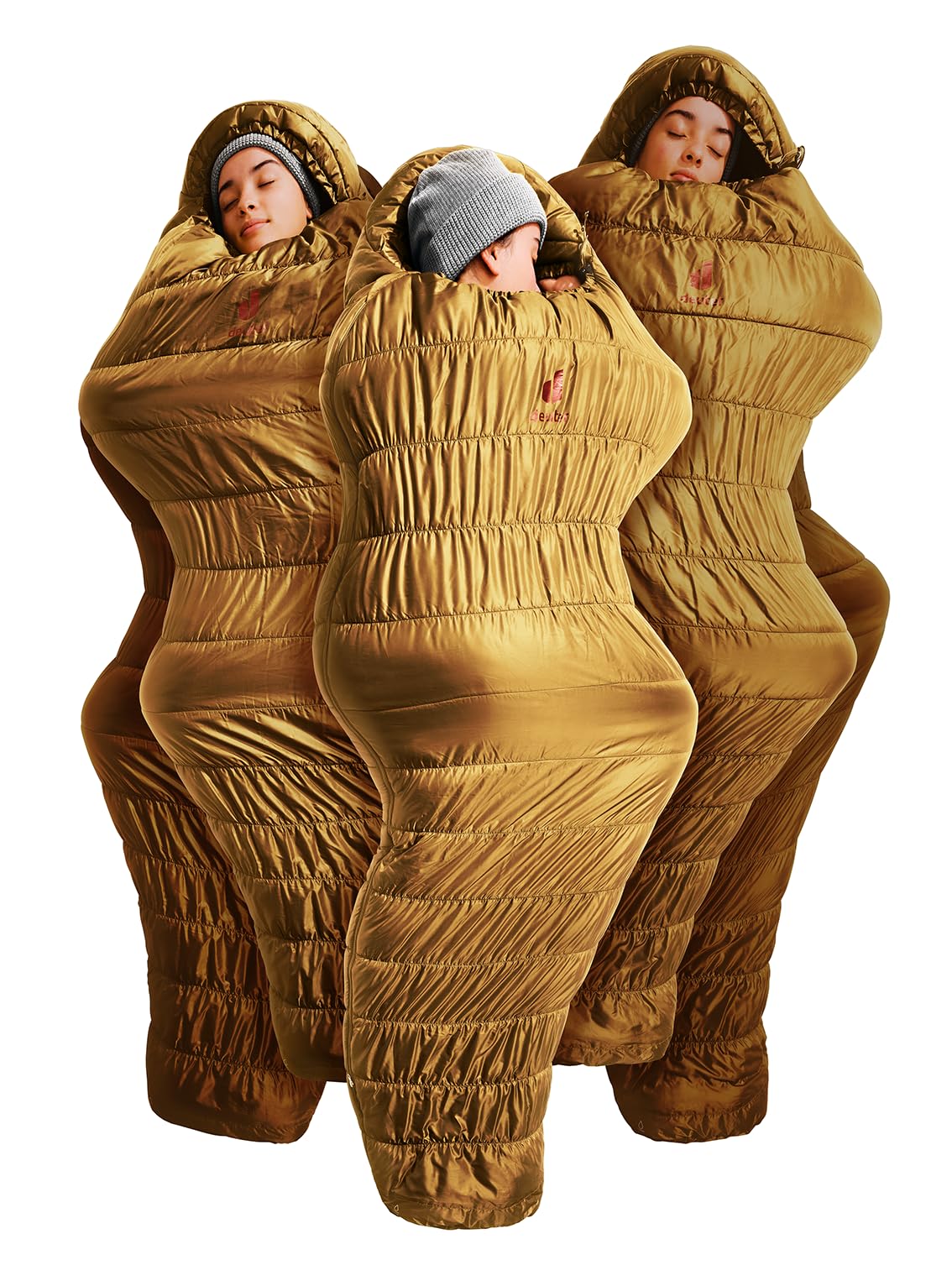 deuter-exosphere-11-sl-damen-kunstfaserschlafsack-almond-redwood-right-zip image 3