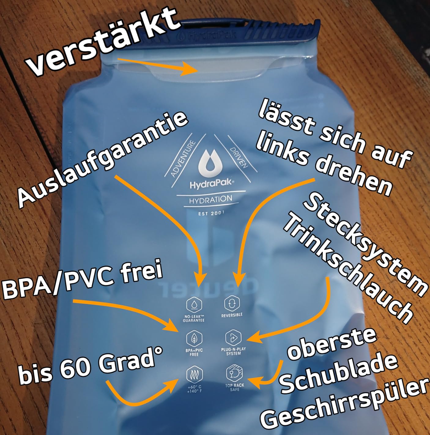 Gute Blase für Wanderer