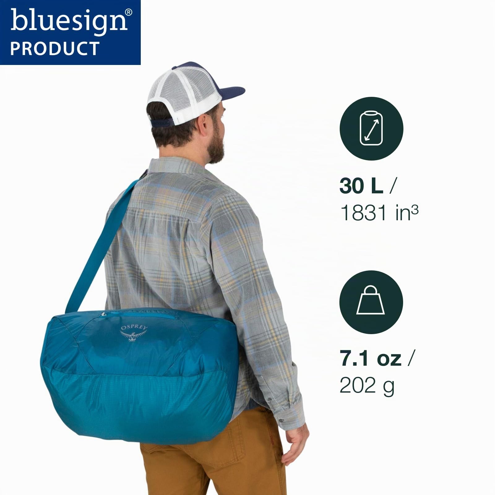osprey-ultralight-leichte-reisetasche-packtasche image 2