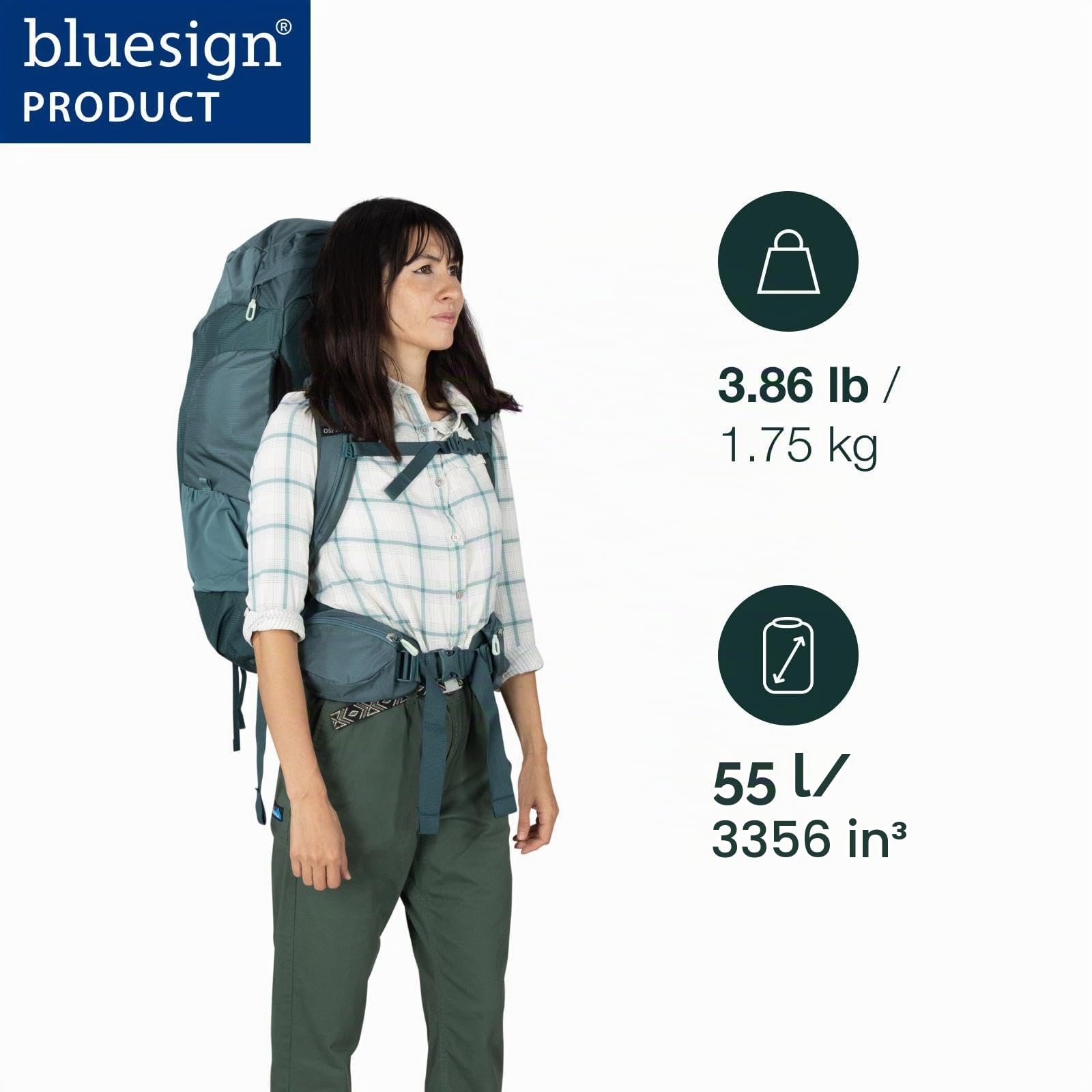 osprey-fairview-55l-damen-trekkingrucksack-travel-pack-in-black image 2