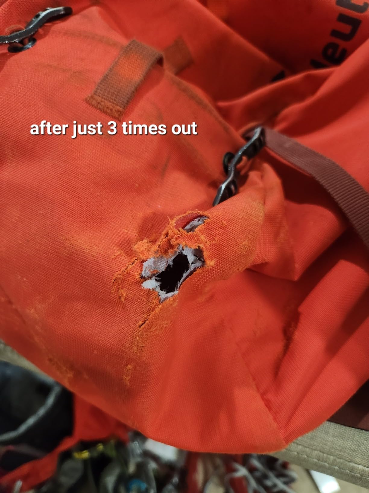 Kletterrucksack mit Hirn