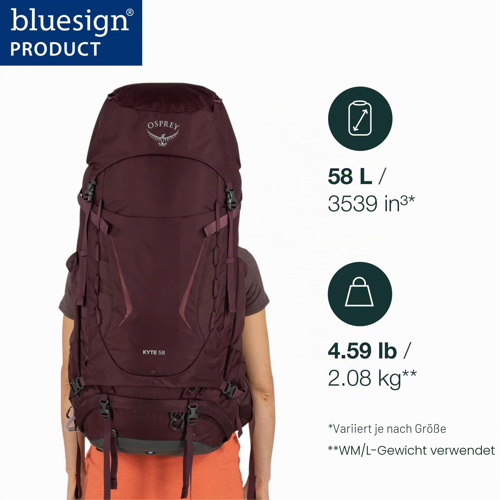 osprey-kyte-wanderrucksack-mit-airscape-r-cken image 2