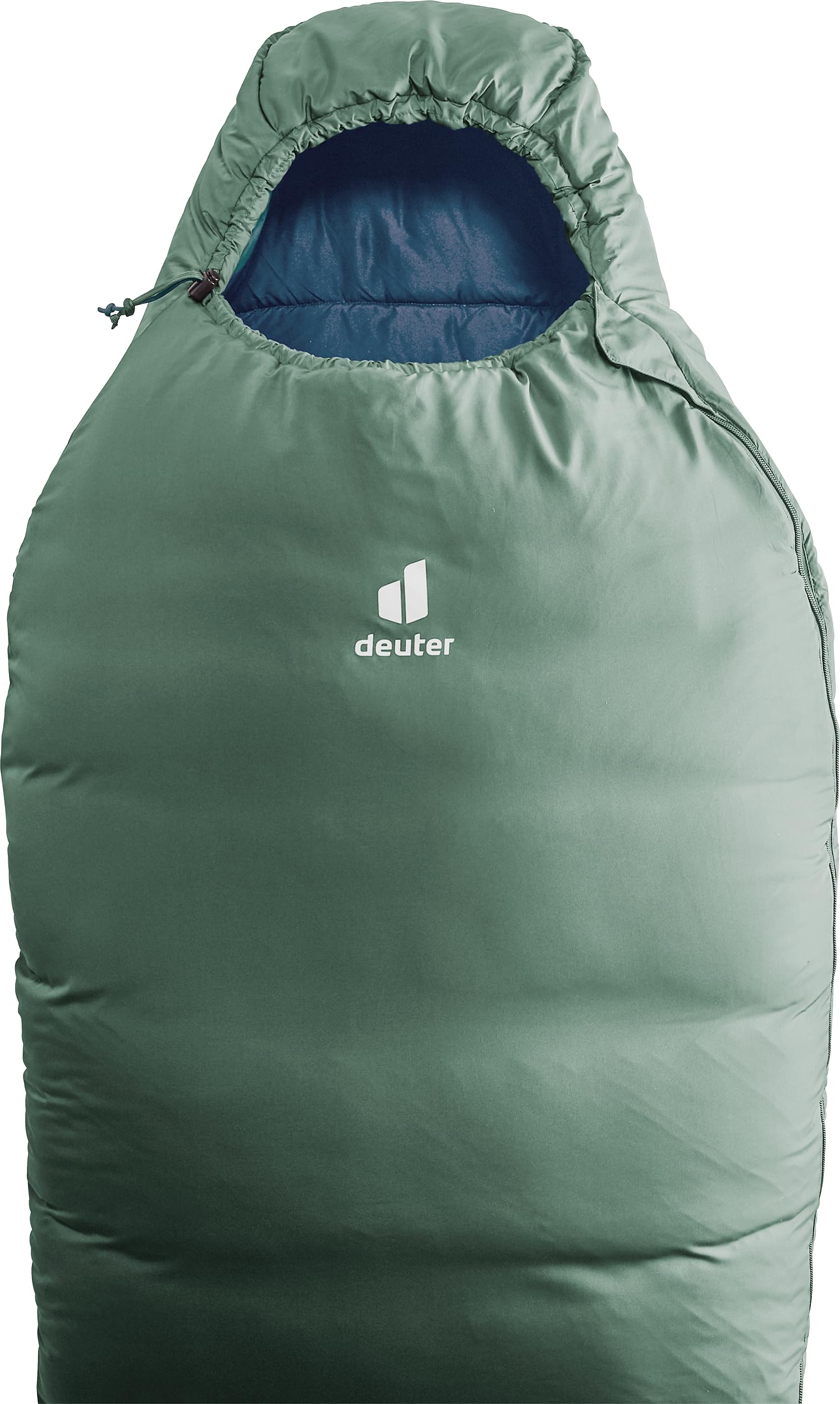 deuter-orbit-0-kunstfaserschlafsack-ivy-ink-left-zip image 2