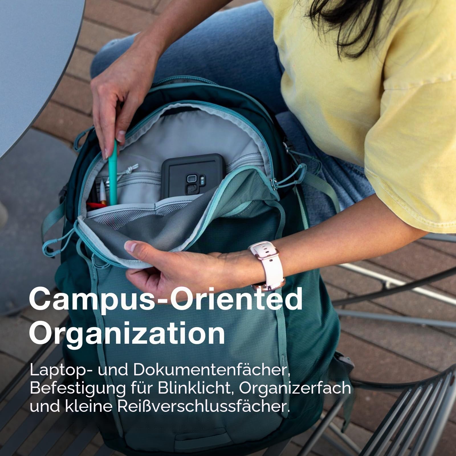 osprey-axis-campus-lifestyle-rucksack-24l-black image 3