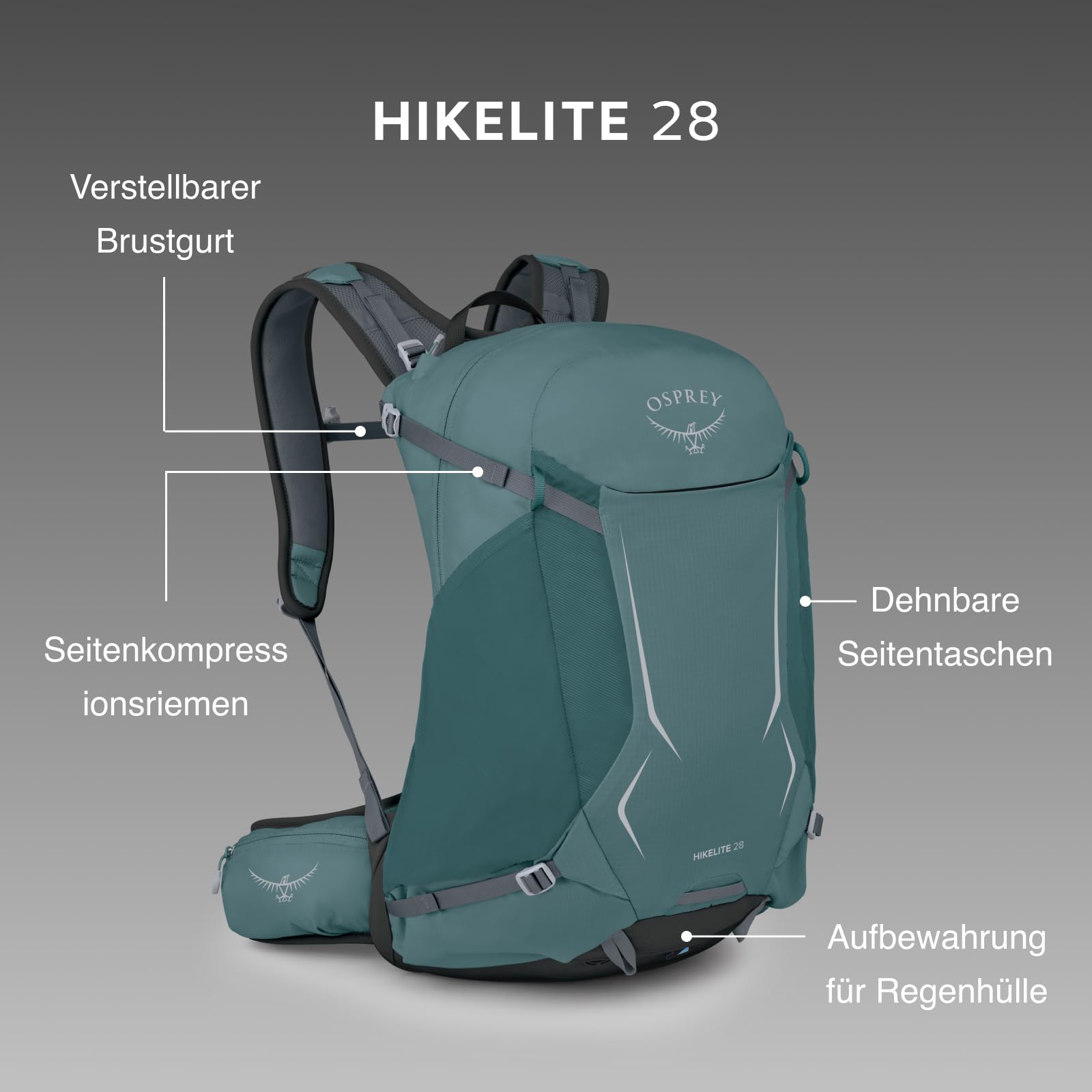 osprey-hikelite-28-wanderrucksack image 3