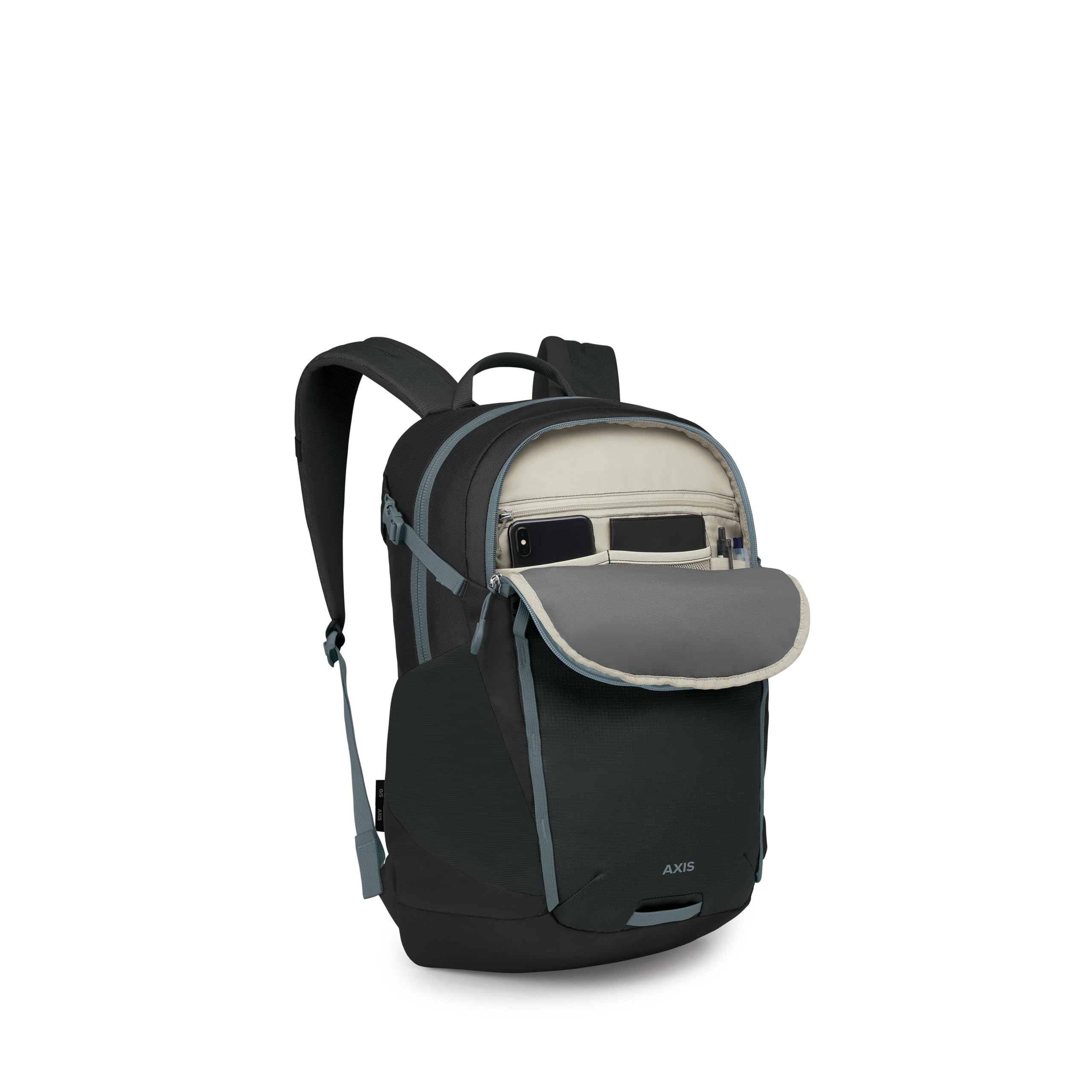 osprey-axis-campus-lifestyle-rucksack-24l-black-new-grey image 7