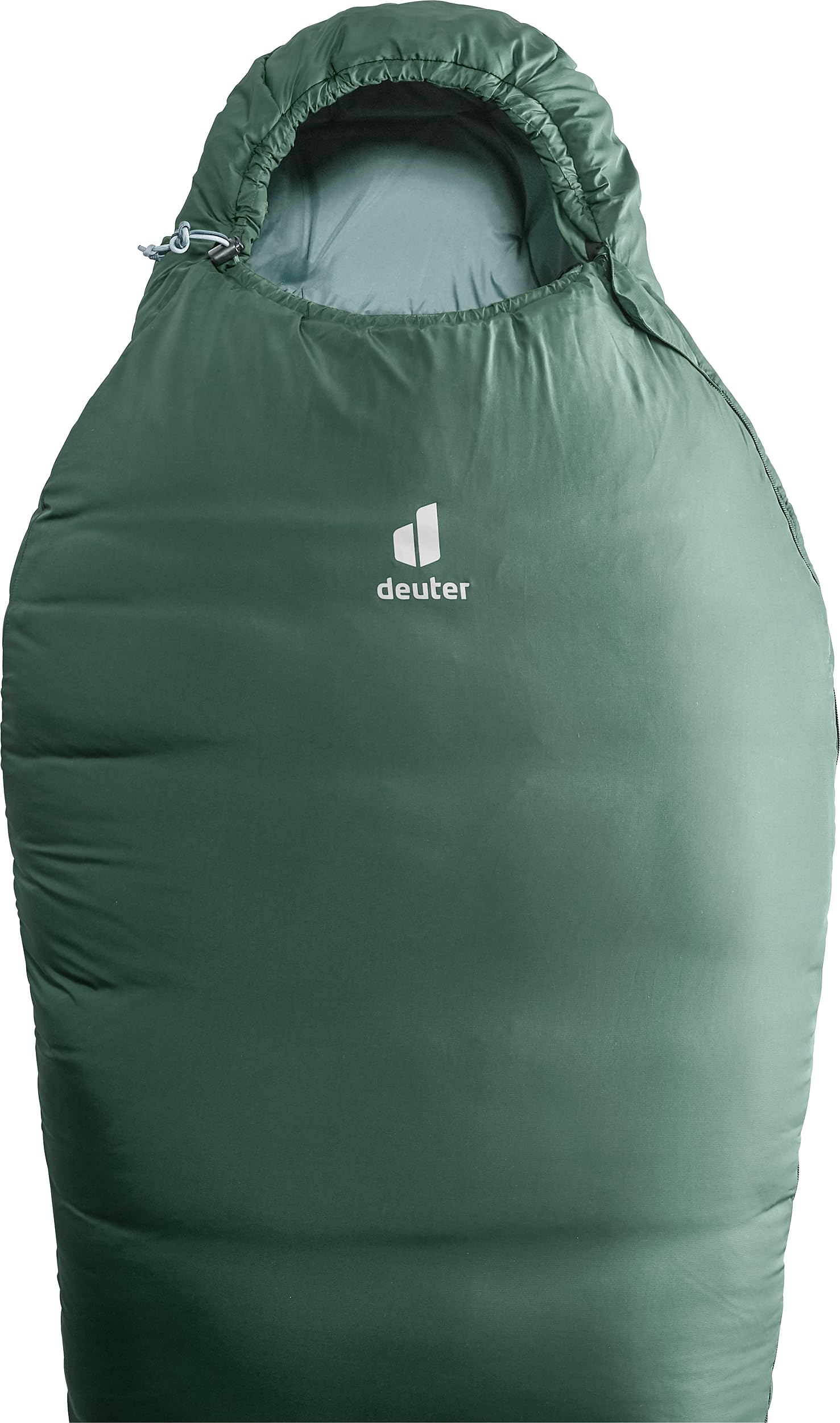 deuter-orbit-0-sl-damen-kunstfaserschlafsack-ivy-sage-left-zip image 2